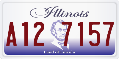 IL license plate A127157