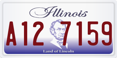 IL license plate A127159