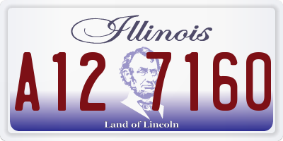 IL license plate A127160