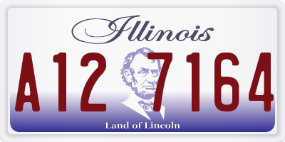 IL license plate A127164