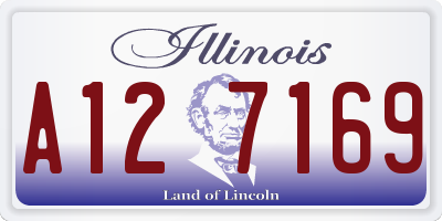 IL license plate A127169