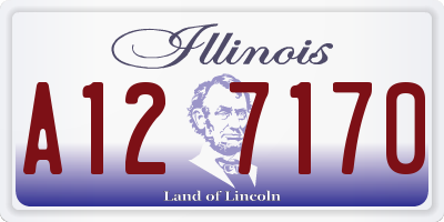 IL license plate A127170