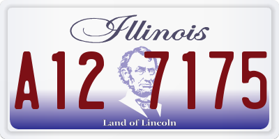 IL license plate A127175