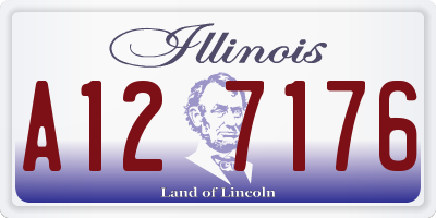 IL license plate A127176