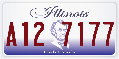 IL license plate A127177