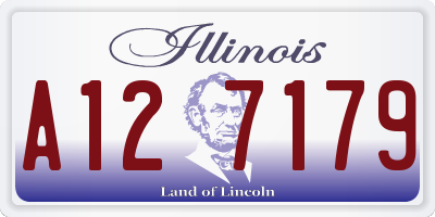 IL license plate A127179