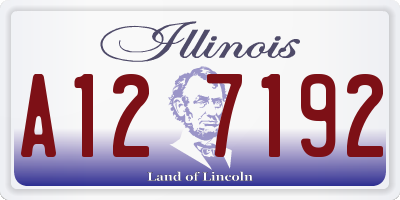 IL license plate A127192