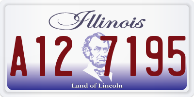 IL license plate A127195