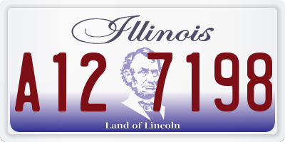IL license plate A127198