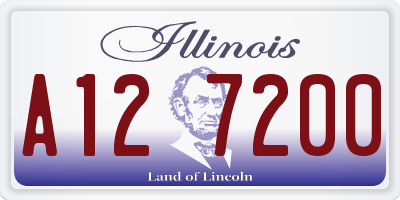 IL license plate A127200