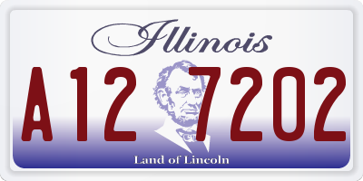 IL license plate A127202