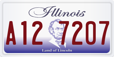 IL license plate A127207
