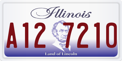 IL license plate A127210