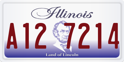 IL license plate A127214