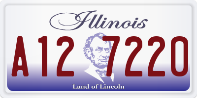 IL license plate A127220