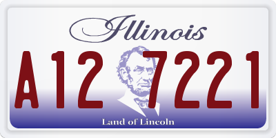 IL license plate A127221