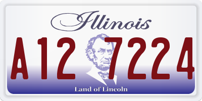 IL license plate A127224