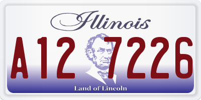 IL license plate A127226