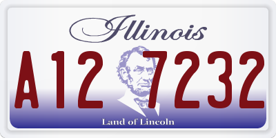 IL license plate A127232