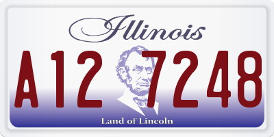 IL license plate A127248