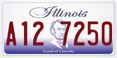 IL license plate A127250