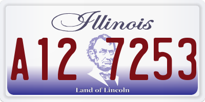 IL license plate A127253