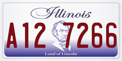 IL license plate A127266