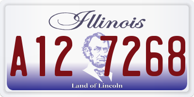 IL license plate A127268