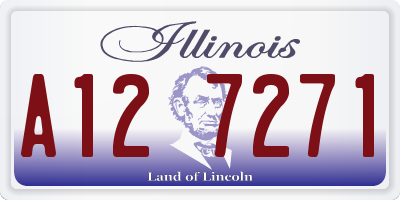 IL license plate A127271