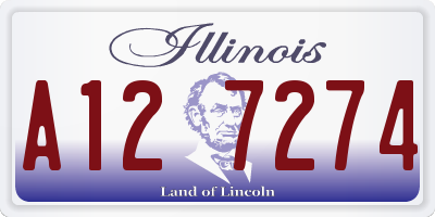 IL license plate A127274