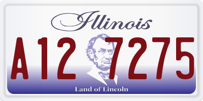 IL license plate A127275