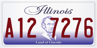 IL license plate A127276