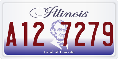 IL license plate A127279