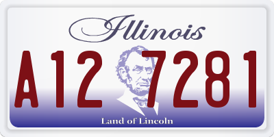 IL license plate A127281