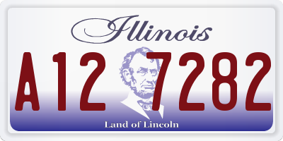 IL license plate A127282