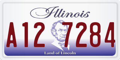 IL license plate A127284