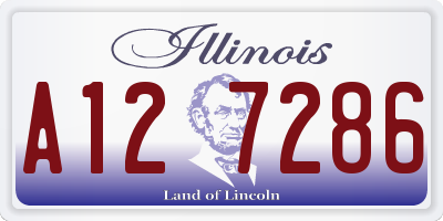 IL license plate A127286