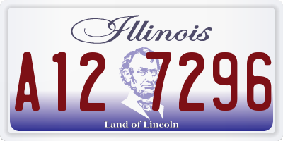 IL license plate A127296