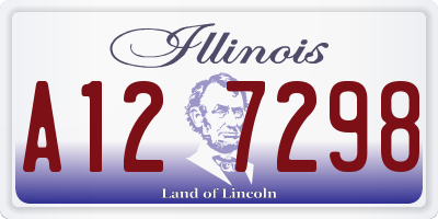 IL license plate A127298