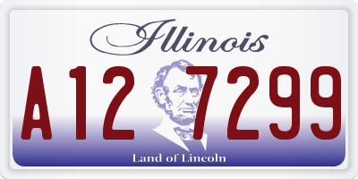 IL license plate A127299