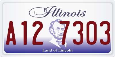 IL license plate A127303