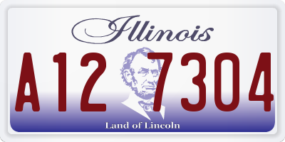 IL license plate A127304