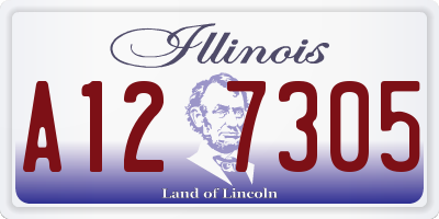 IL license plate A127305