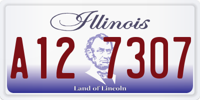 IL license plate A127307