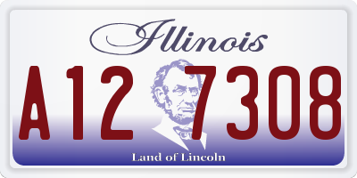 IL license plate A127308