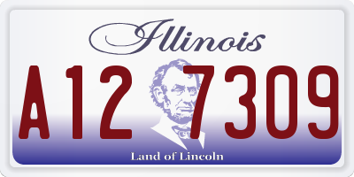 IL license plate A127309