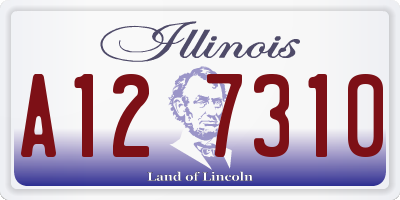 IL license plate A127310