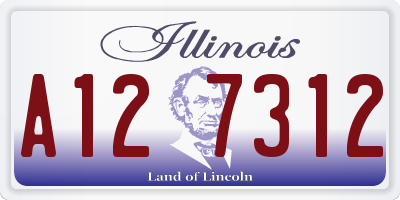 IL license plate A127312