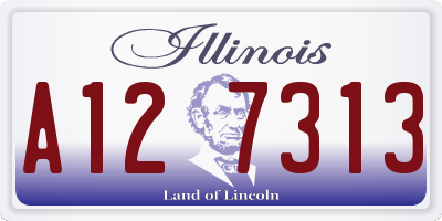 IL license plate A127313