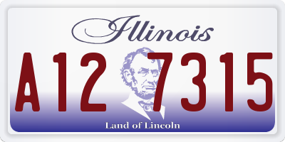 IL license plate A127315